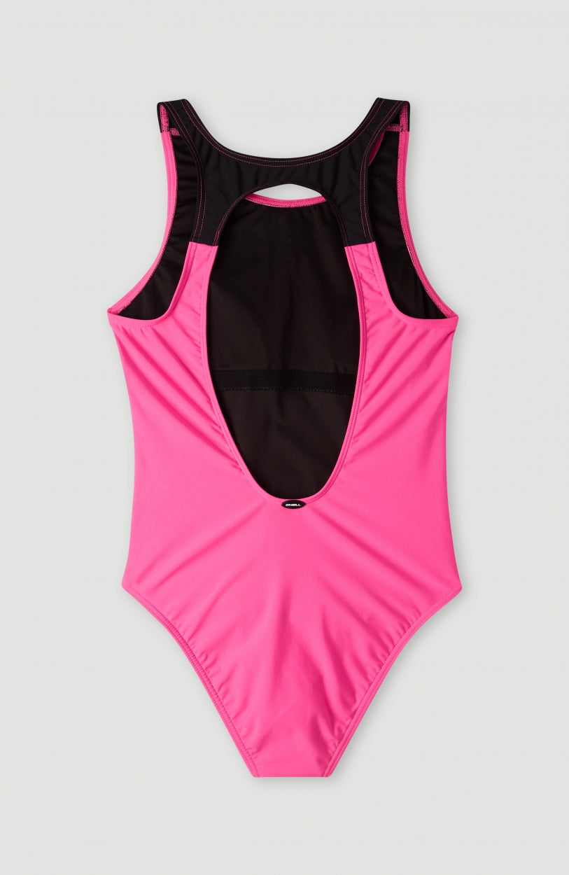 Essentials Sun & Joy Swimsuit Kids - Rosa Shocking