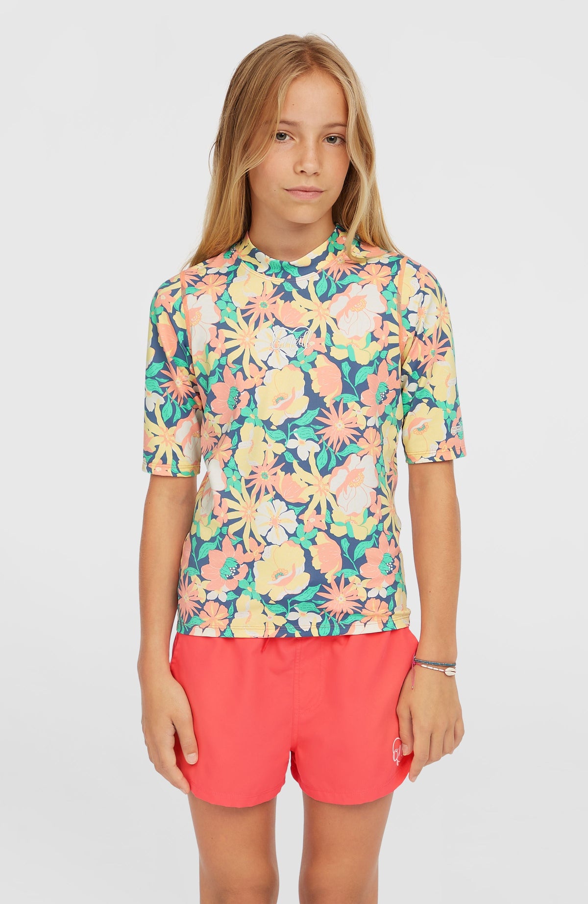 Essentials Short-Sleeve Skin Kids|Wetsuits - Blue Santa Monica