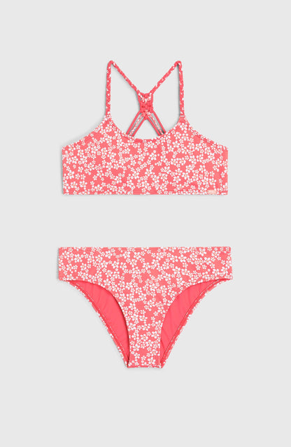 Tropics Bikini Set Kids - Pink Milliflower