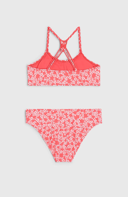 Tropics Bikini Set Kids - Pink Milliflower