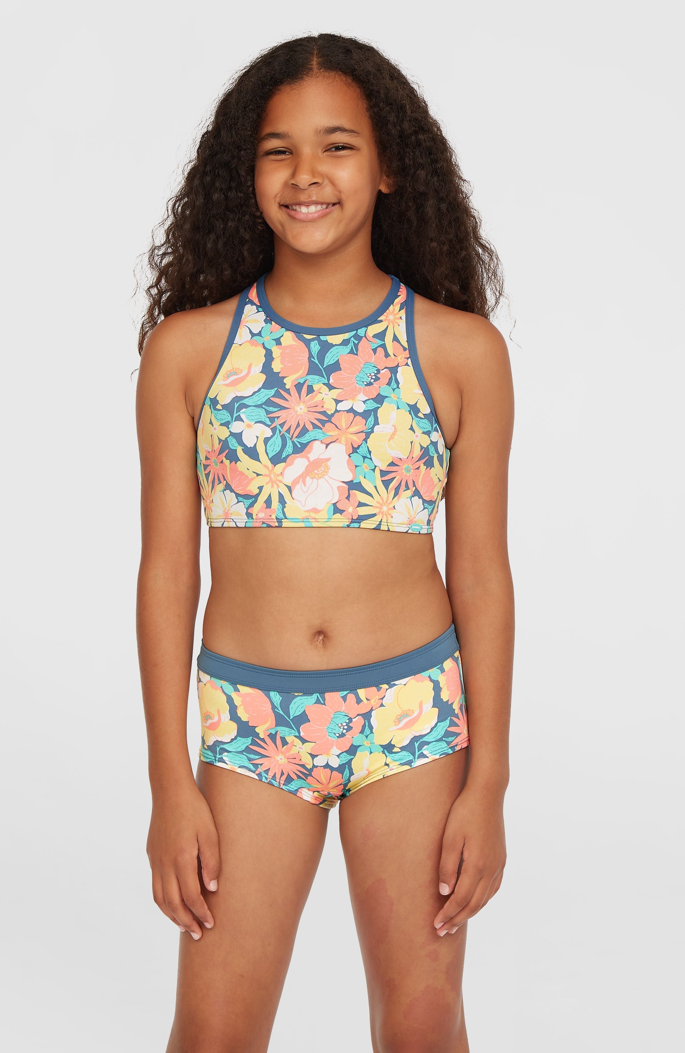 Cali Holiday Bikini Set Kids - Blue Santa Monica