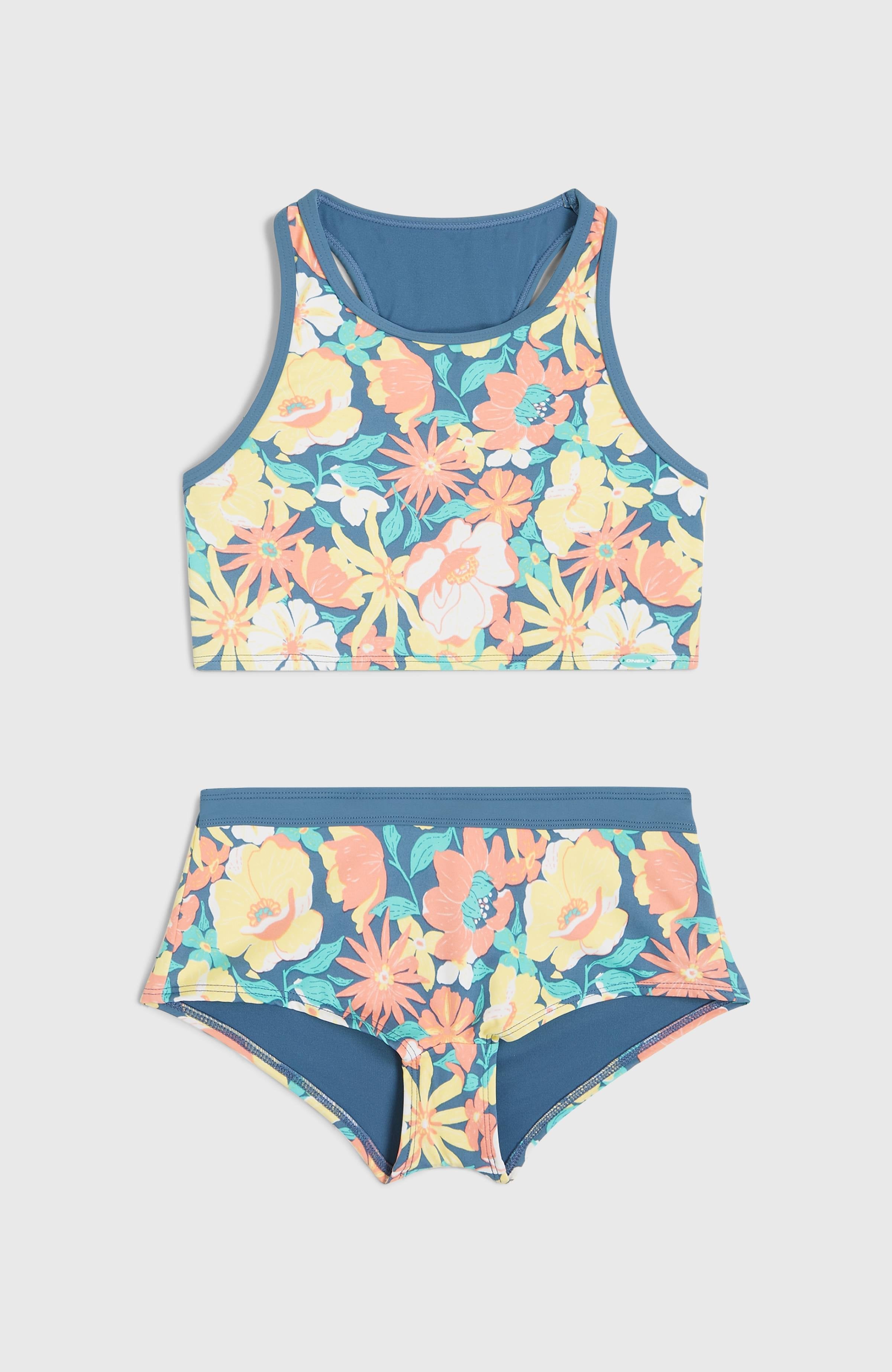 Cali Holiday Bikini Set Kids - Blue Santa Monica