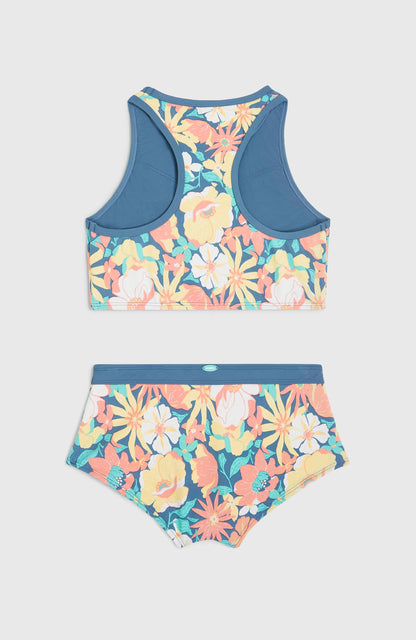 Cali Holiday Bikini Set Kids - Blue Santa Monica