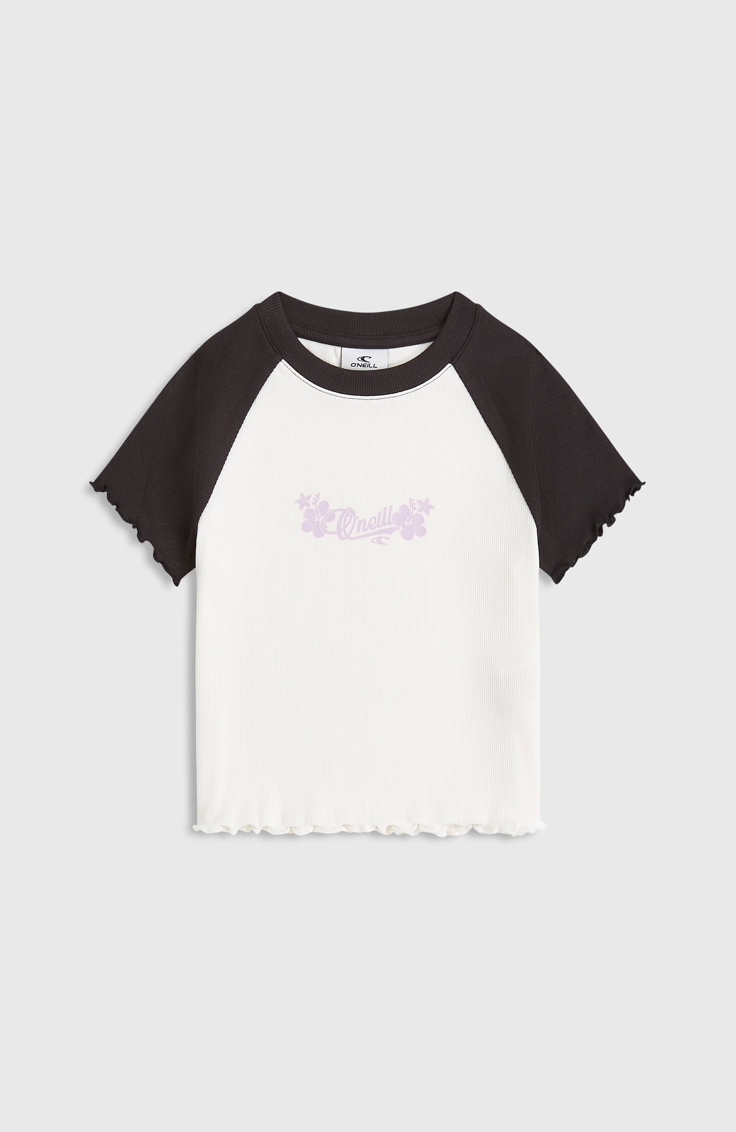 O'Neill Colour-Block Rib T-Shirt Kids - Snow White Colour Block