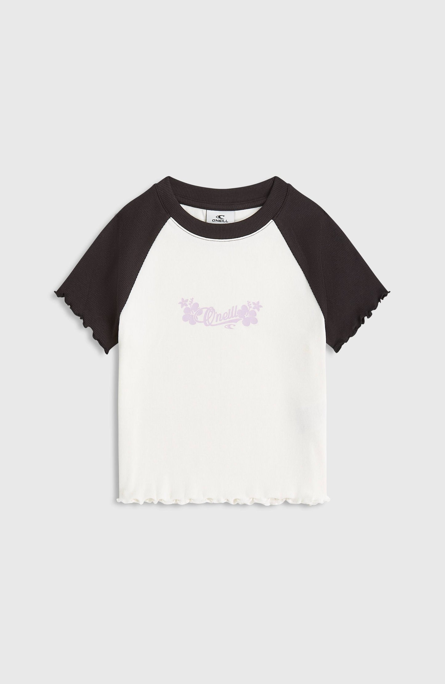 O'Neill Colour-Block Rib T-Shirt Kids - Snow White Colour Block