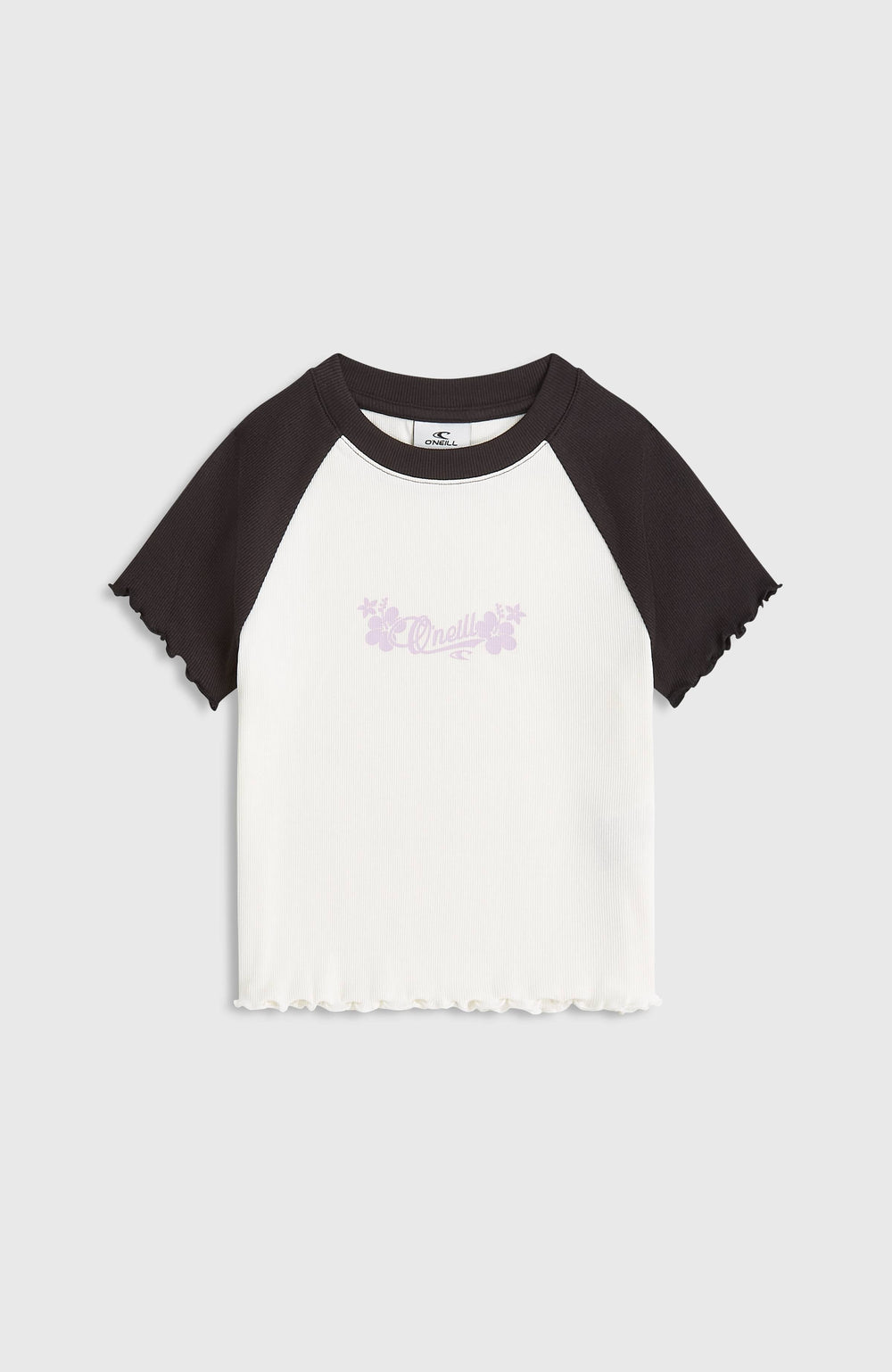 O'Neill Colour-Block Rib T-Shirt Kids - Snow White Colour Block
