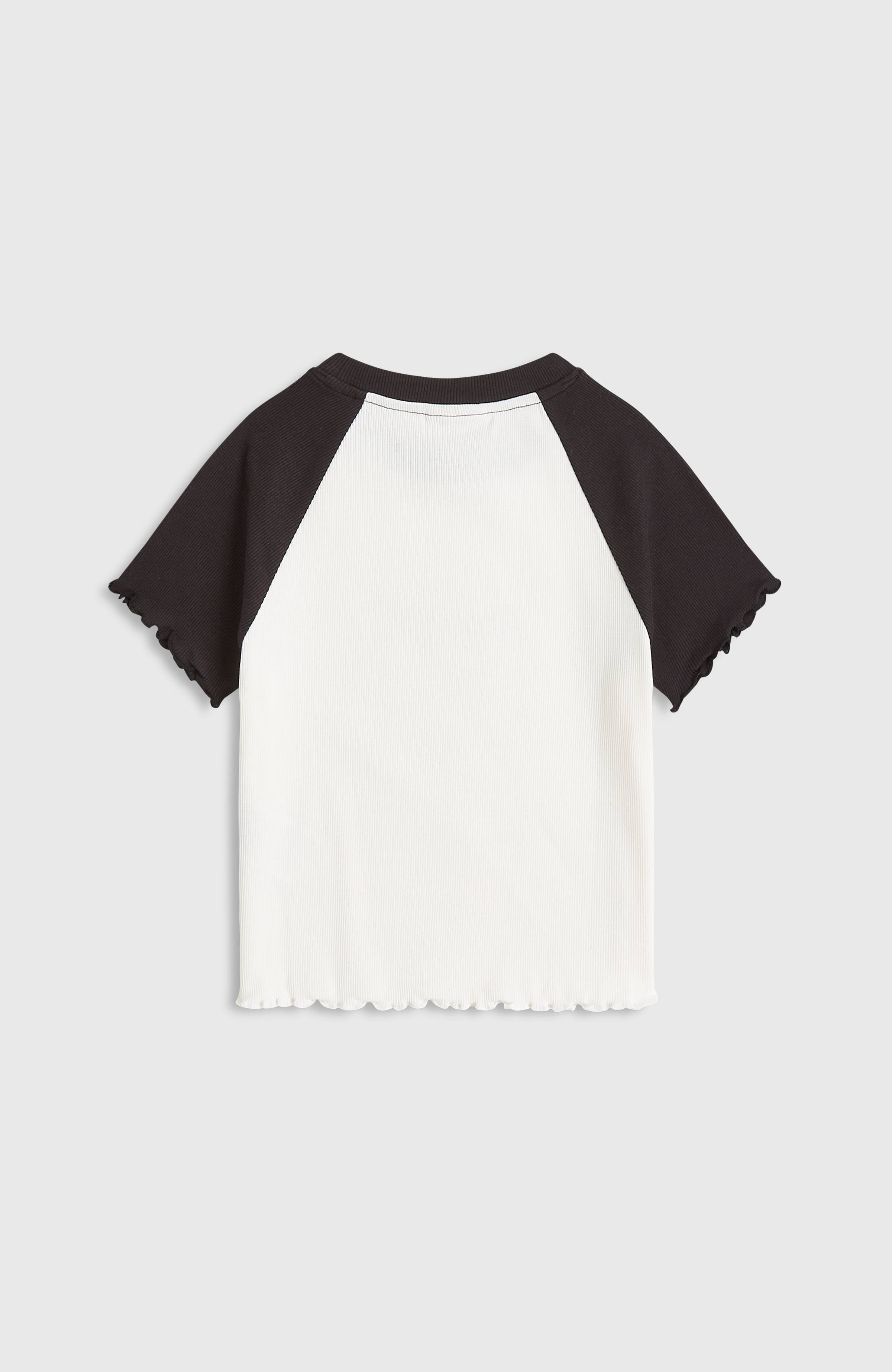 O'Neill Colour-Block Rib T-Shirt Kids - Snow White Colour Block