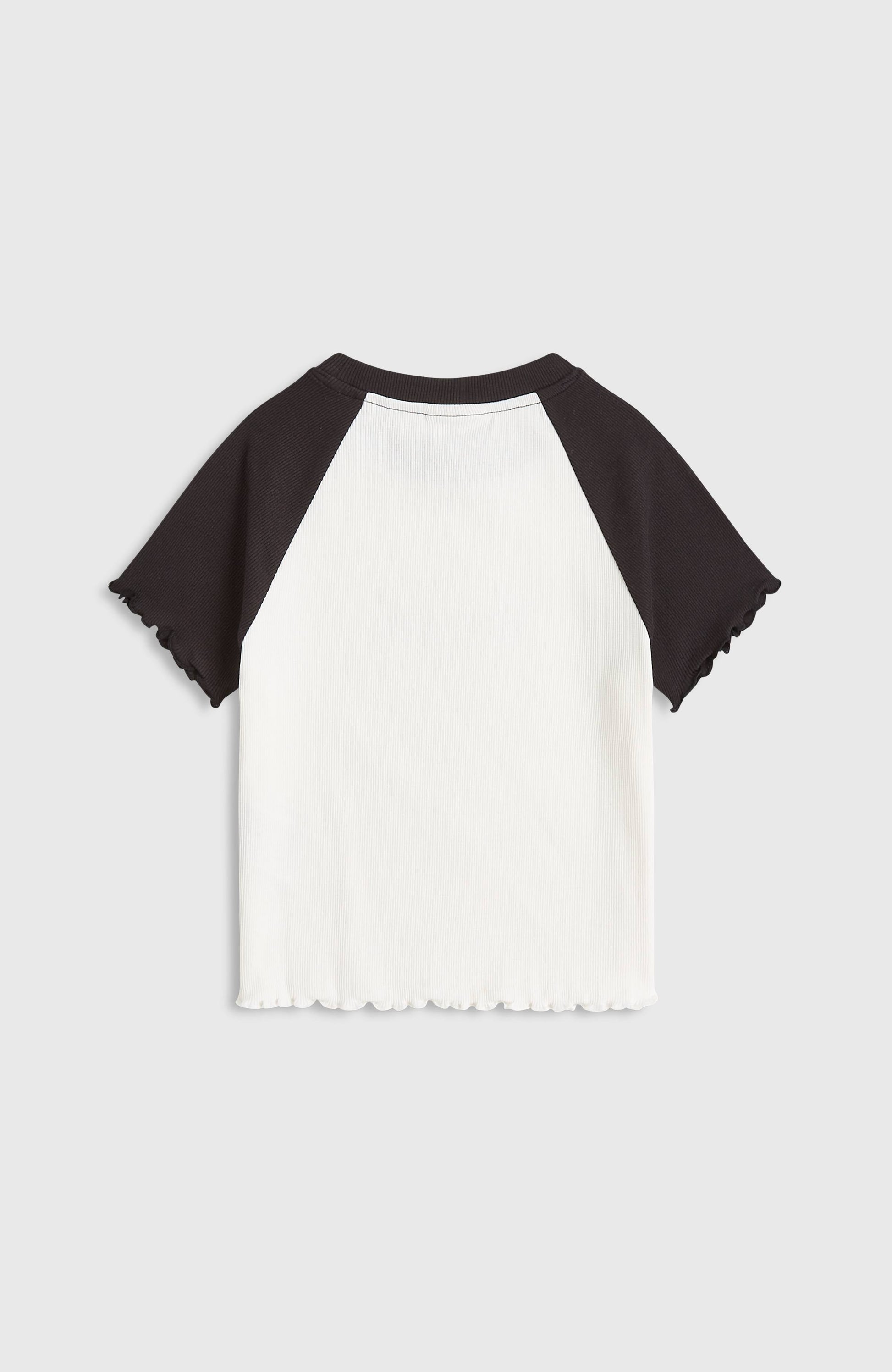 O'Neill Colour-Block Rib T-Shirt Kids - Snow White Colour Block