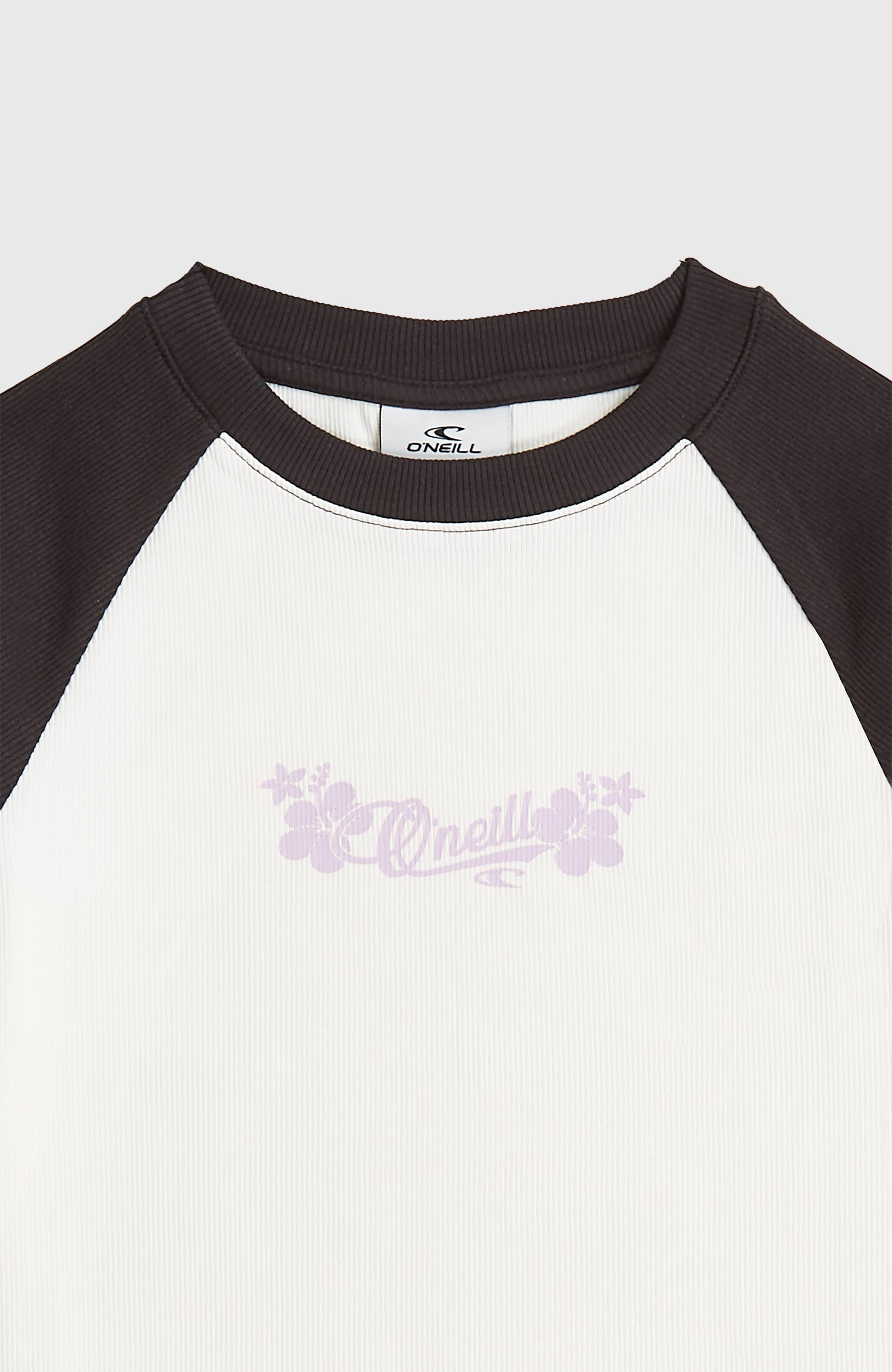 O'Neill Colour-Block Rib T-Shirt Kids - Snow White Colour Block