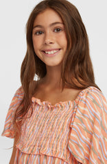 O'Neill Woven T-Shirt Kids - Funky Peach Swirly