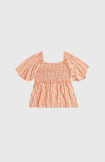 O'Neill Woven T-Shirt Kids - Funky Peach Swirly