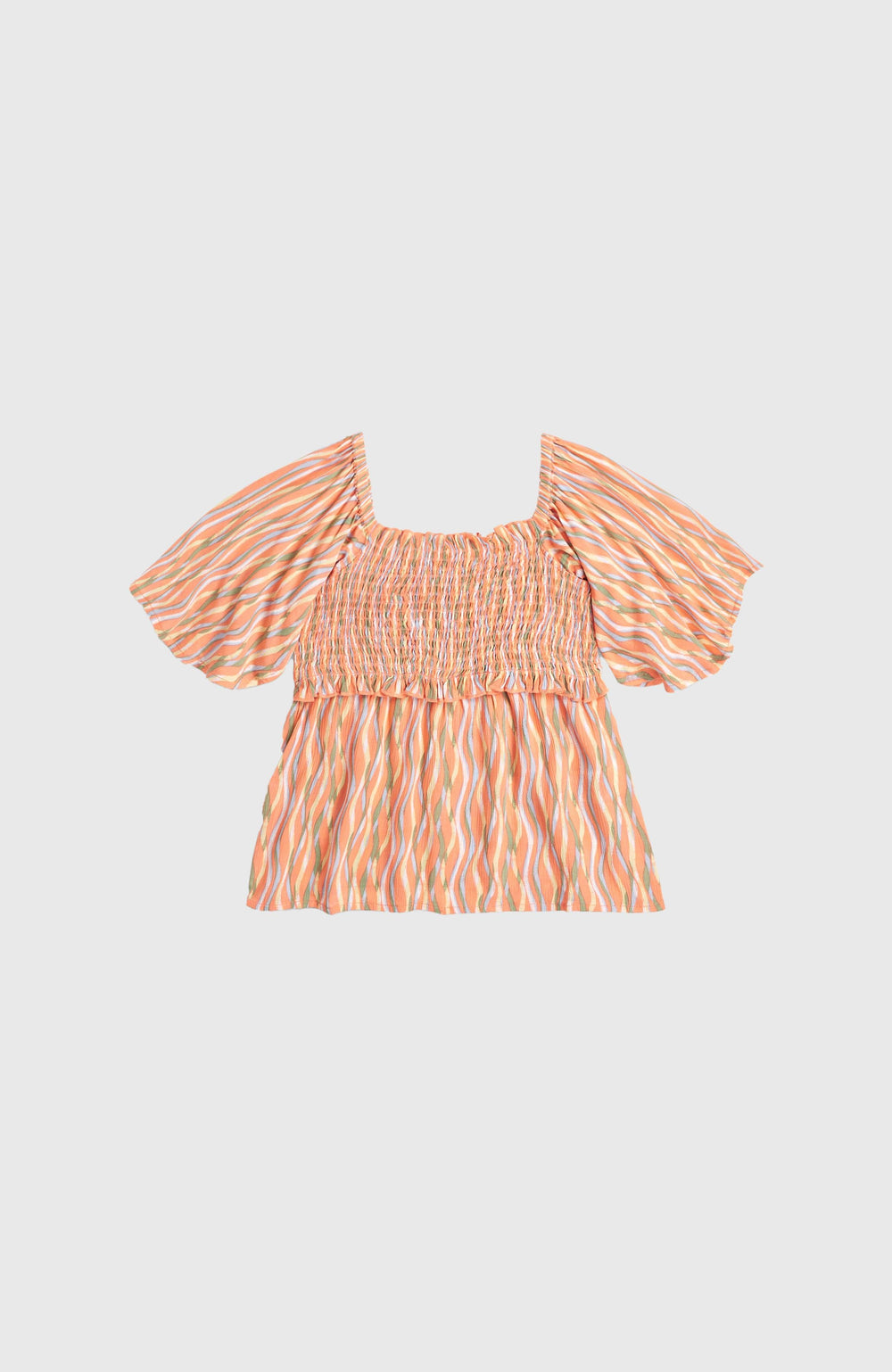 O'Neill Woven T-Shirt Kids - Funky Peach Swirly