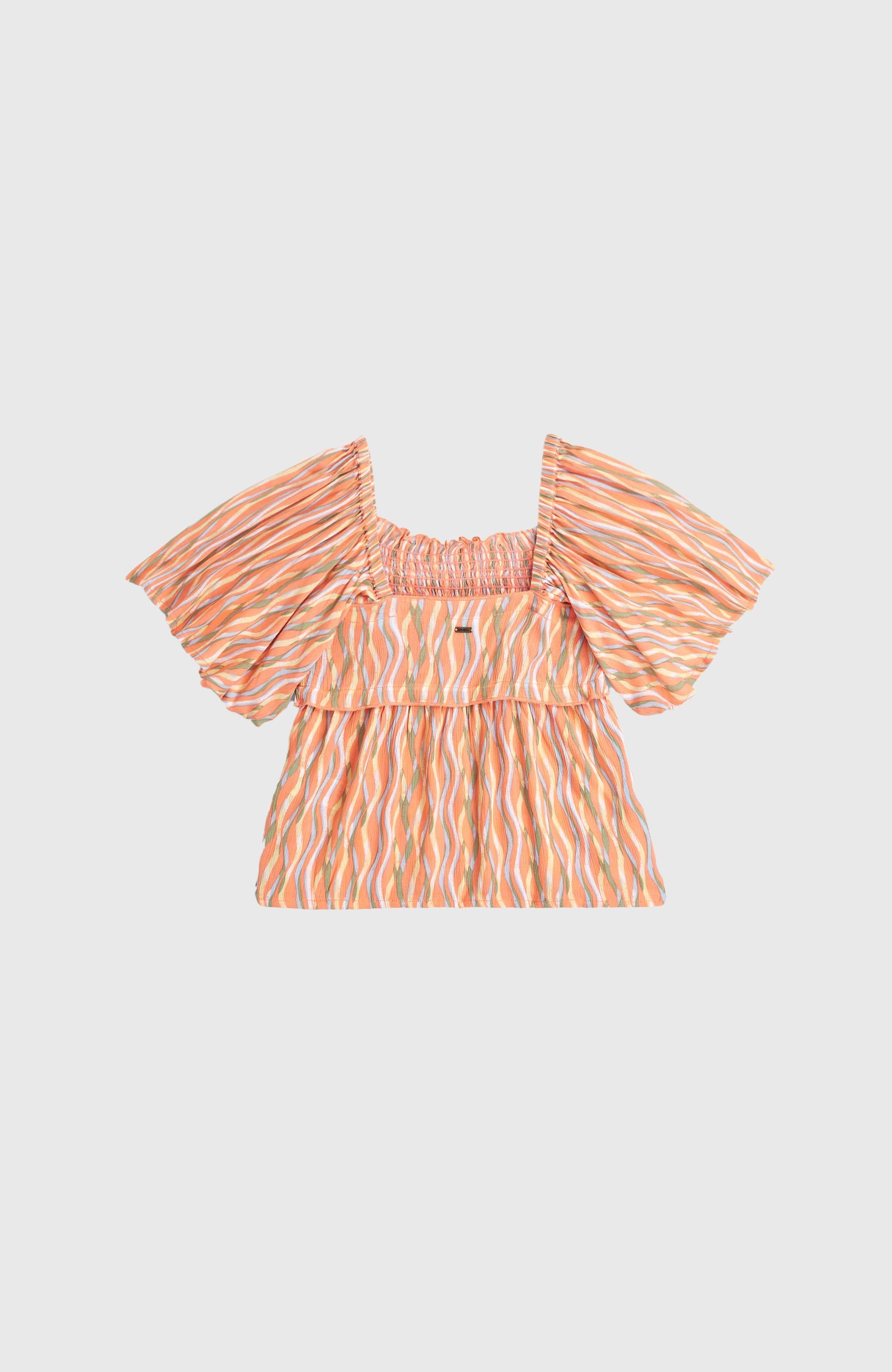 O'Neill Woven T-Shirt Kids - Funky Peach Swirly