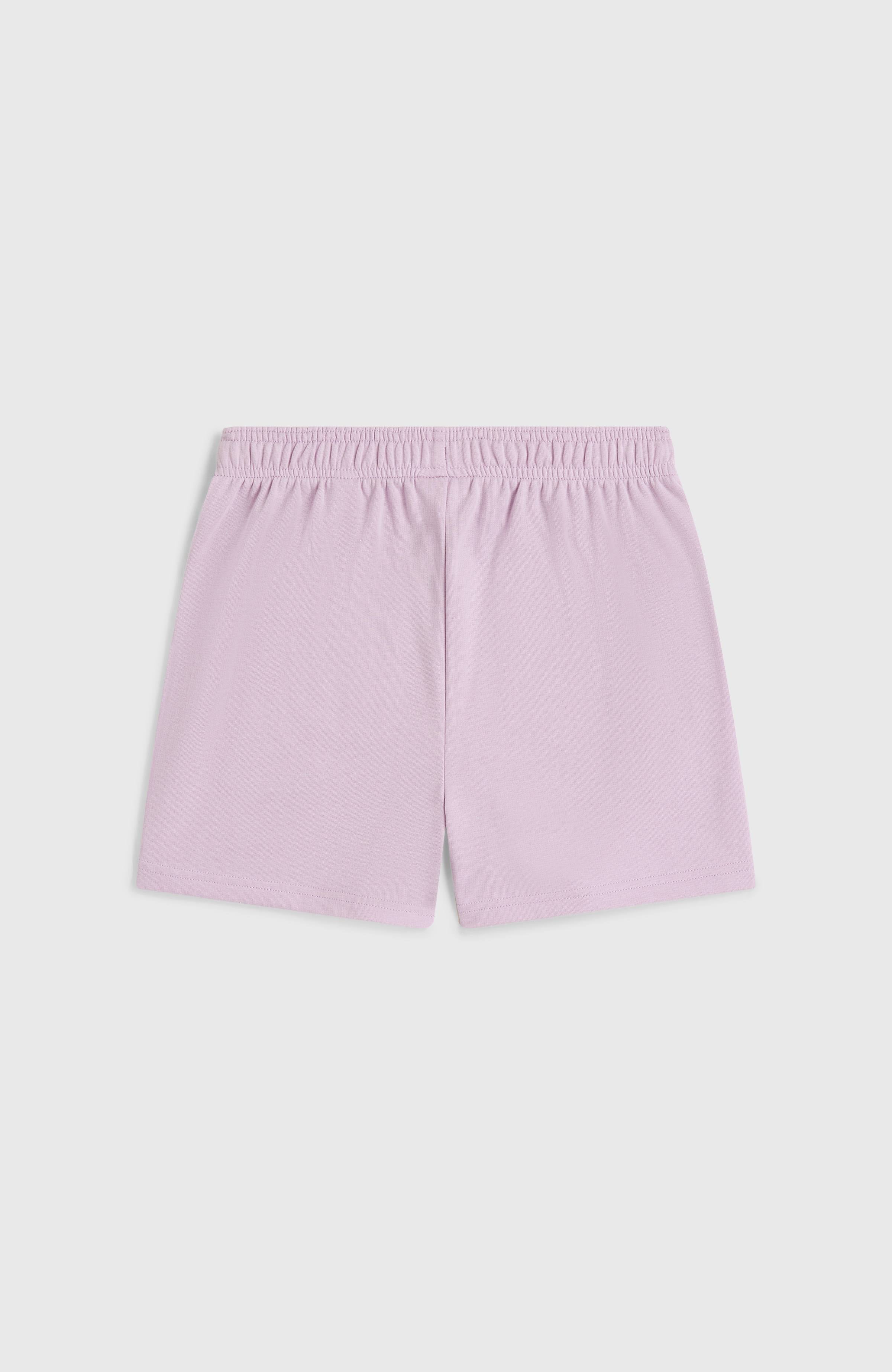 Essentials Script Sweatshorts Kids - Pale Lavender