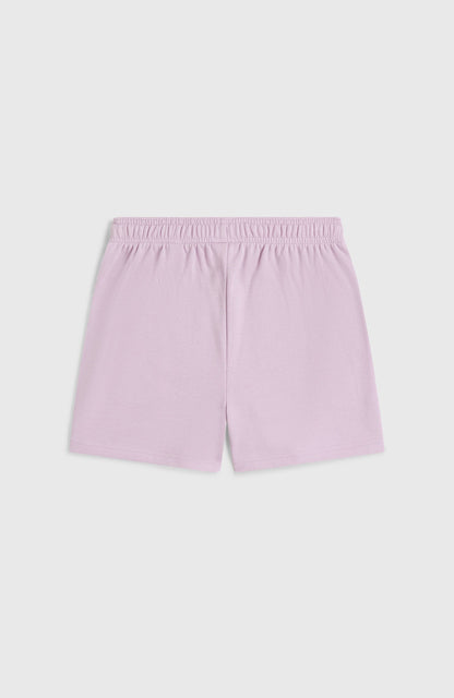 Essentials Script Sweatshorts Kids - Pale Lavender