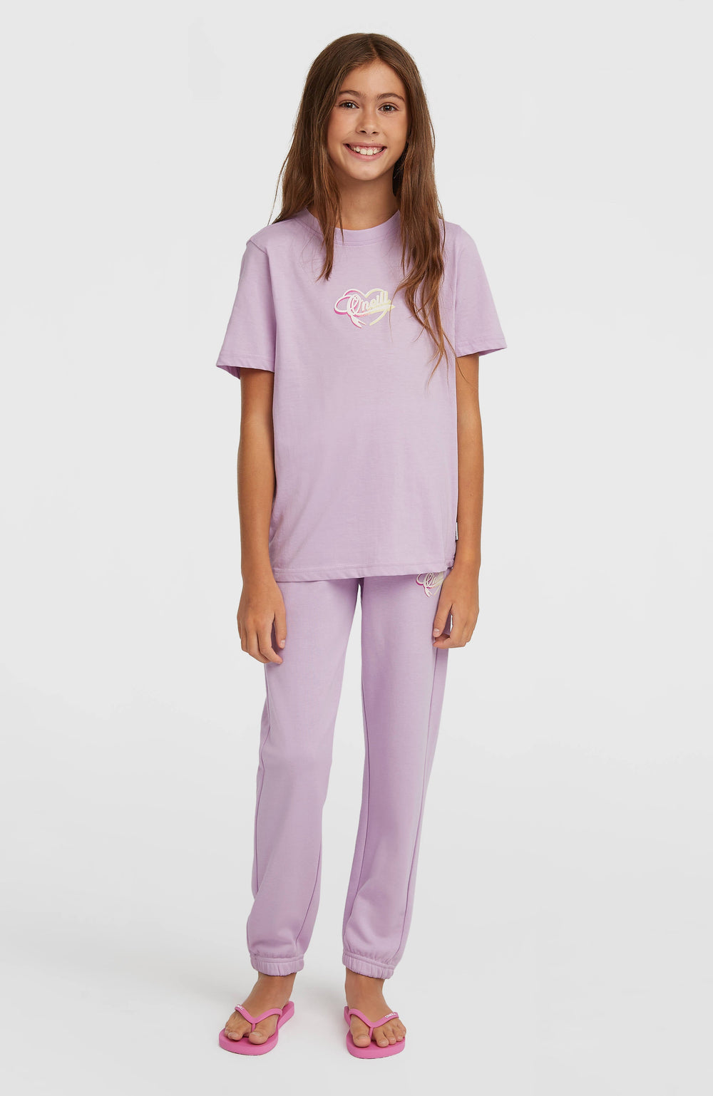Essentials Script Sweatpants Kids - Pale Lavender