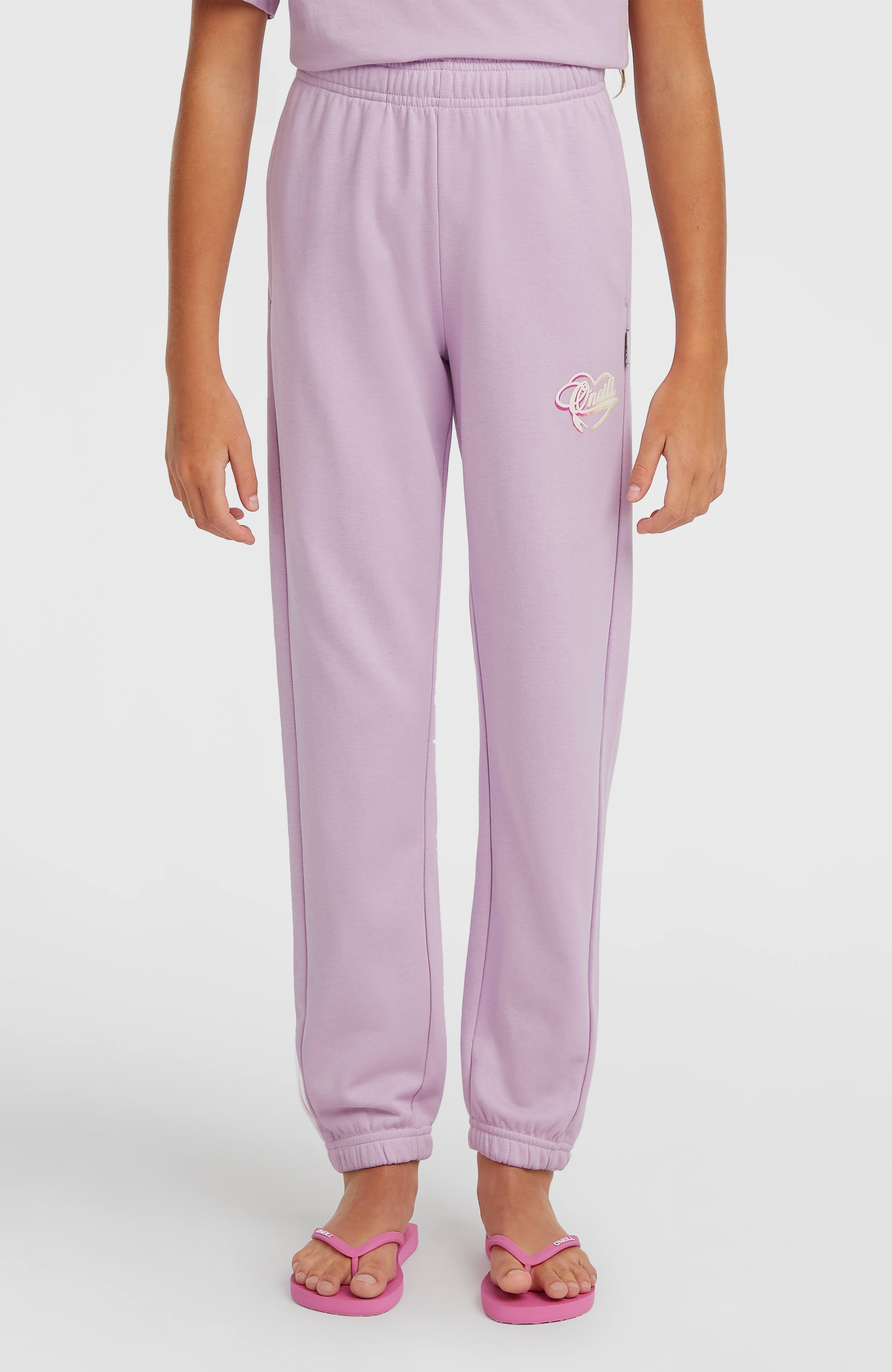 Essentials Script Sweatpants Kids - Pale Lavender