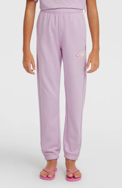 Essentials Script Sweatpants Kids - Pale Lavender