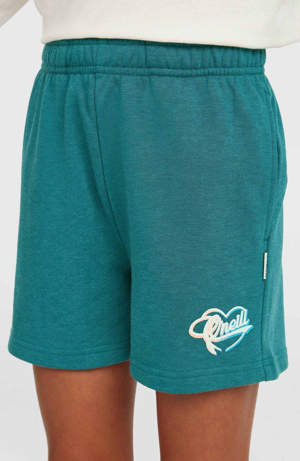 Essentials Script Sweatshorts Kids - Botanical Heat