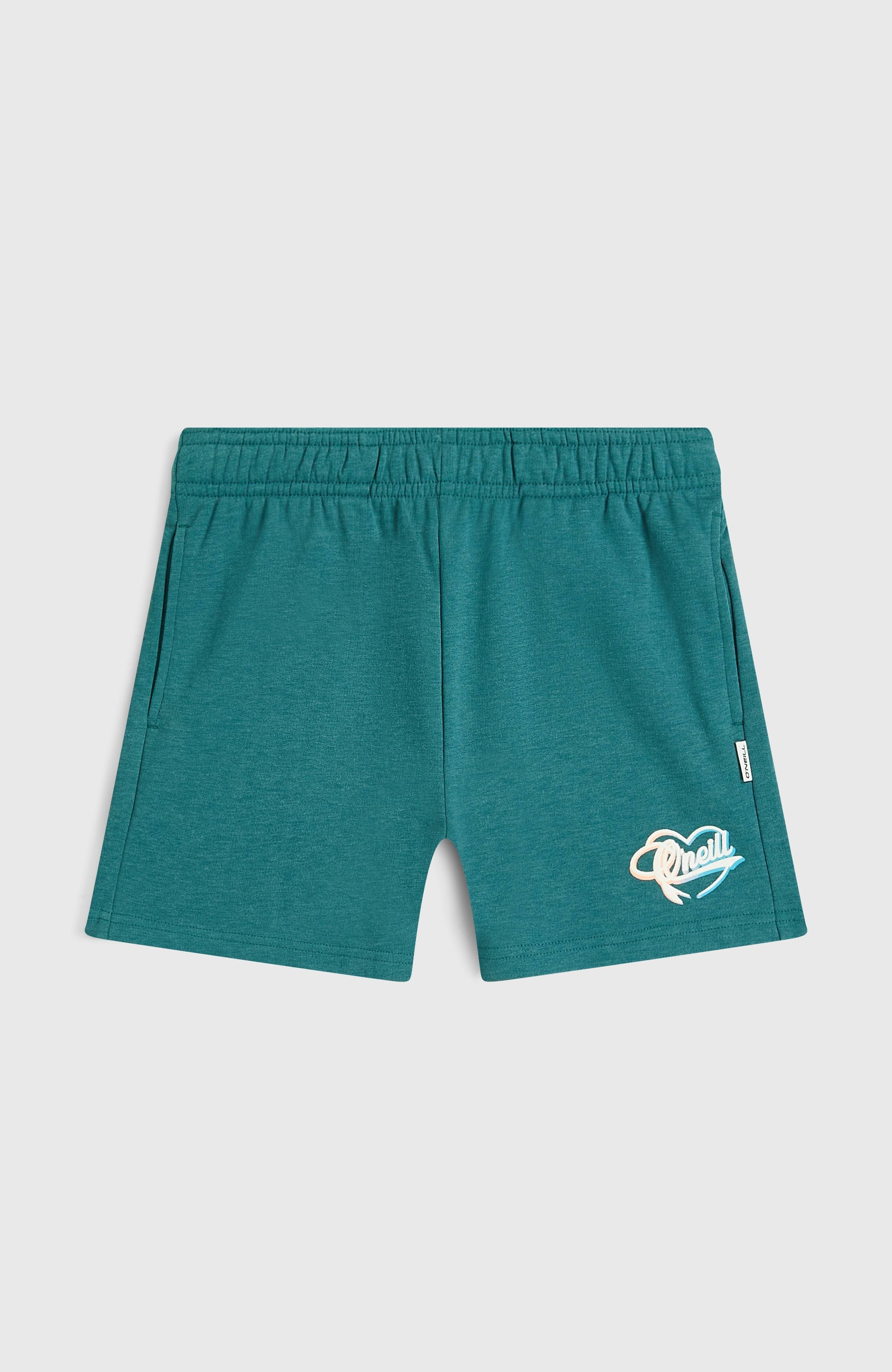 Essentials Script Sweatshorts Kids - Botanical Heat