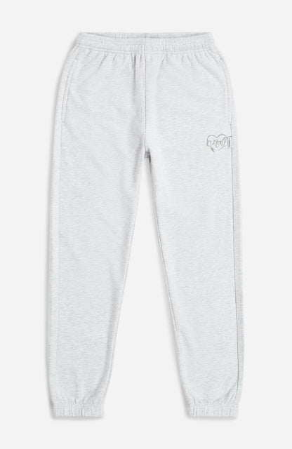 Essentials Sweatpants Kids - White Melange