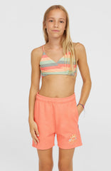 Heart Sweatshorts Kids - Coral Pink