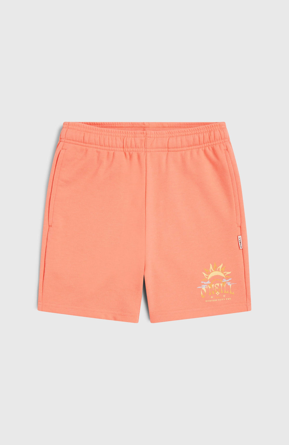Heart Sweatshorts Kids - Coral Pink