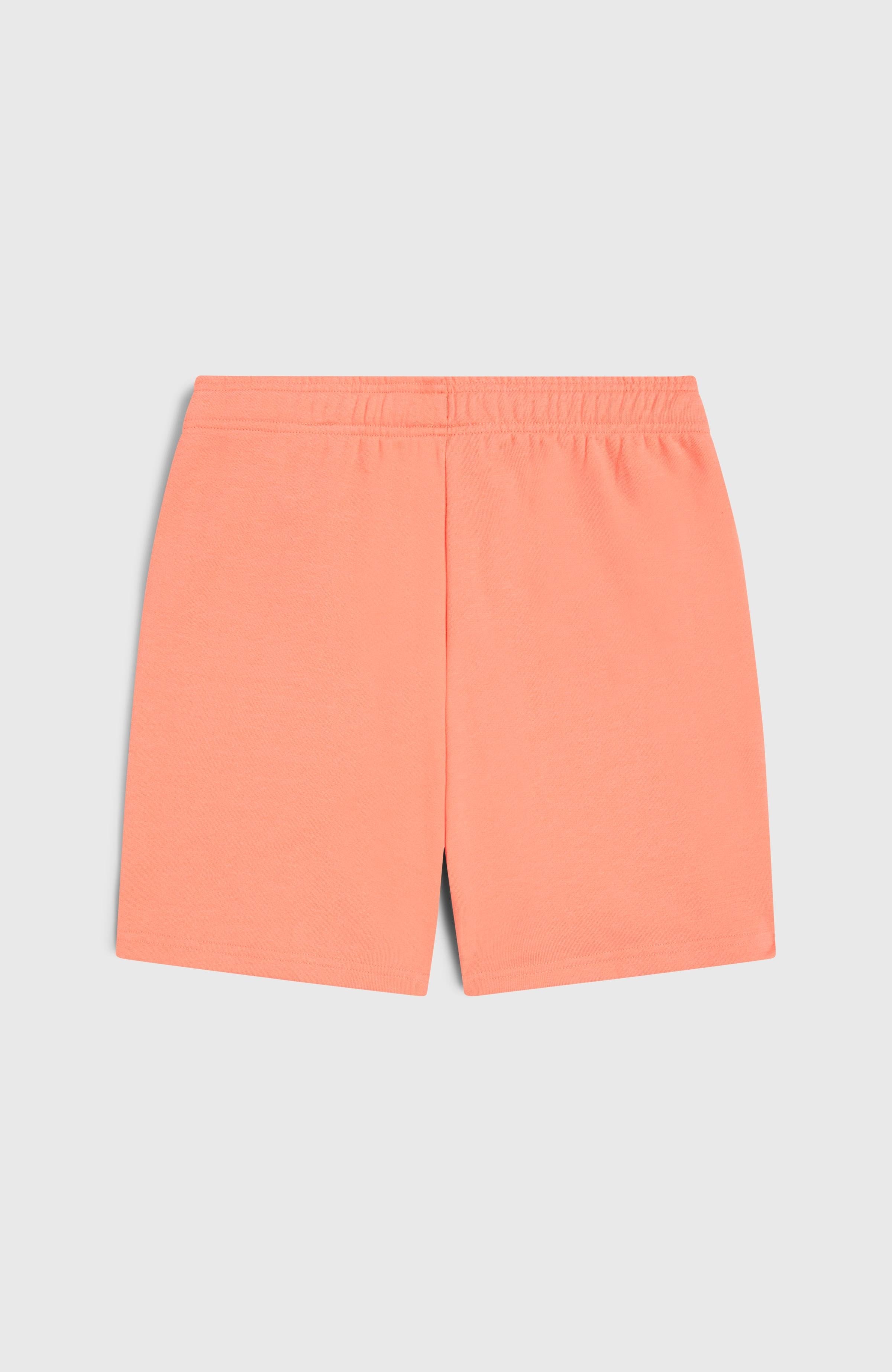 Heart Sweatshorts Kids - Coral Pink