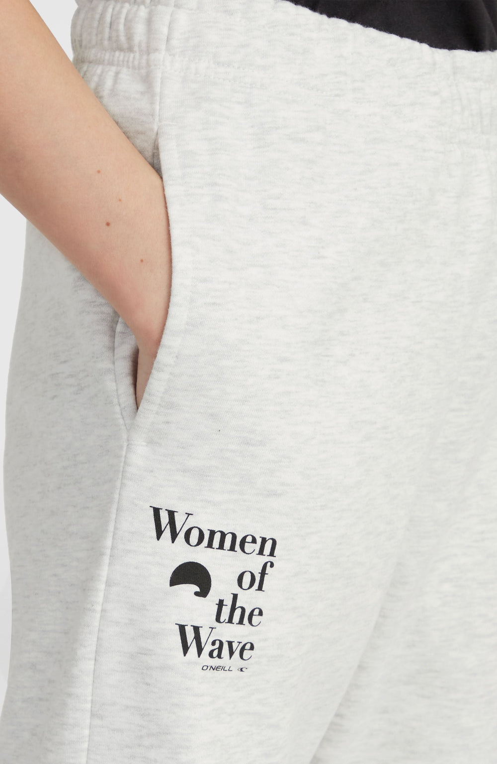 Women of the Wave Sweatpants Kids - White Melange
