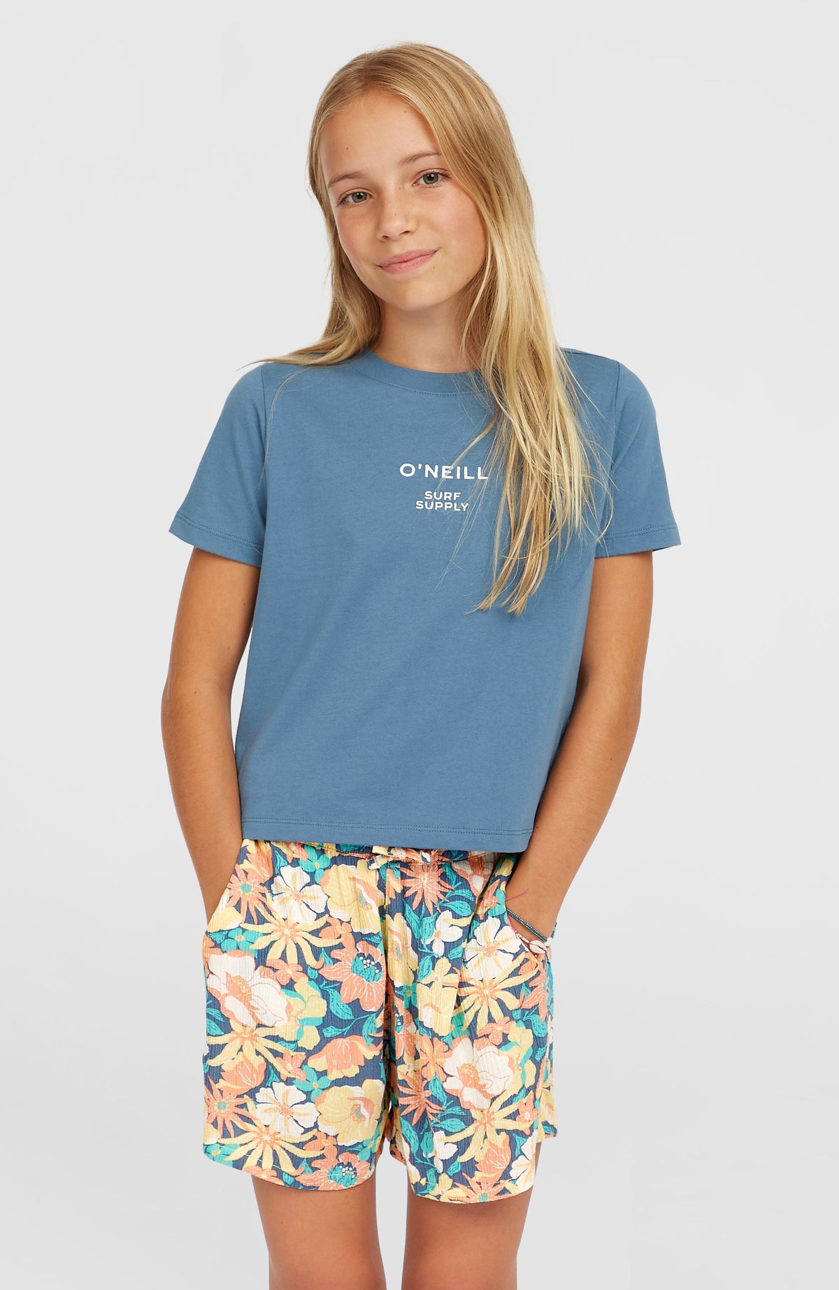 Summer Woven Shorts Kids - Blue Santa Monica