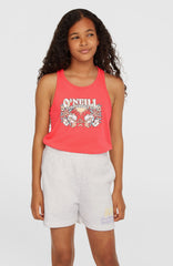 Heart Sweatshorts Kids - White Melange