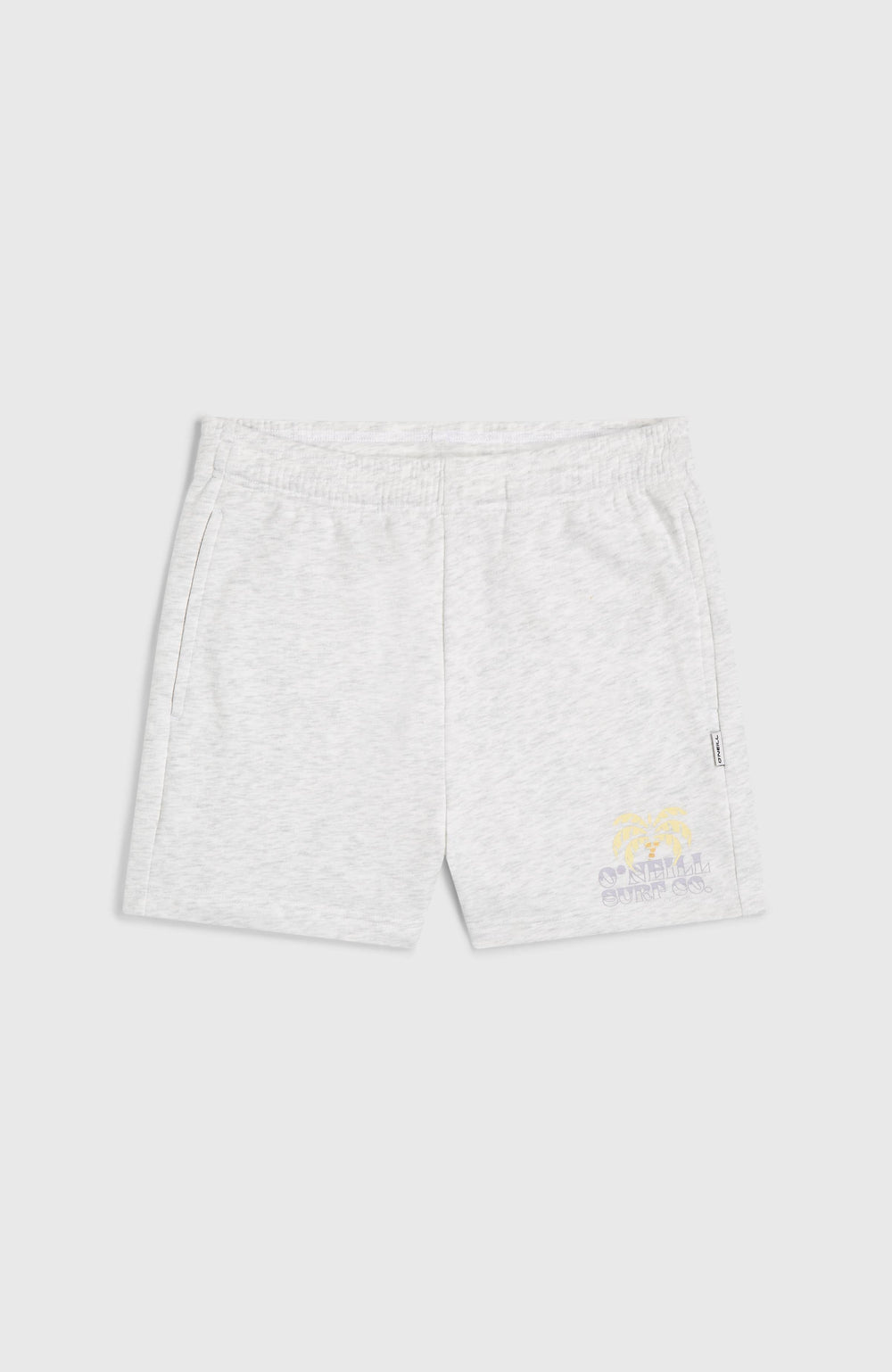 Heart Sweatshorts Kids - White Melange