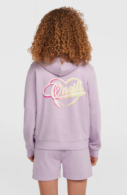 Essentials Script Hoodie Kids - Pale Lavender