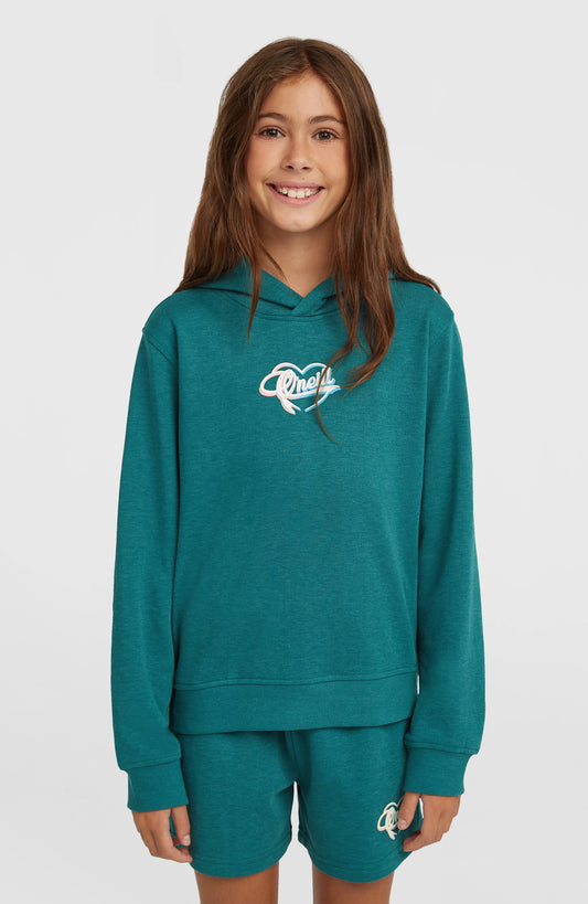 Essentials Script Hoodie Kids - Botanical Heat