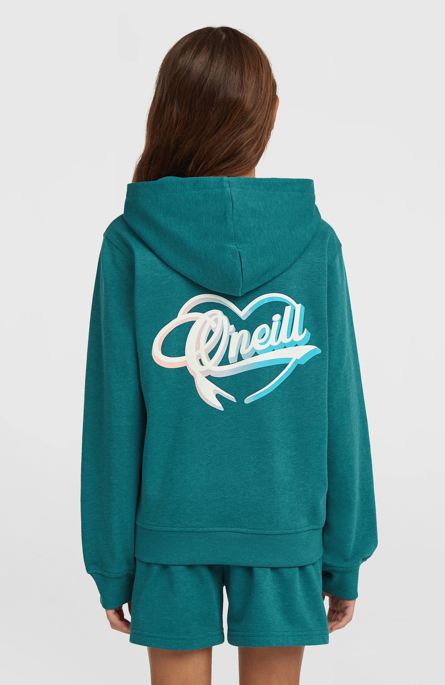 Essentials Script Hoodie Kids - Botanical Heat