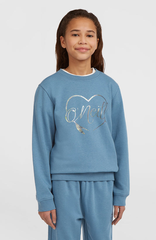 Essentials Crew Sweatshirt Kids - Mozart Blue
