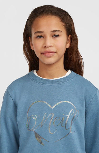 Essentials Crew Sweatshirt Kids - Mozart Blue