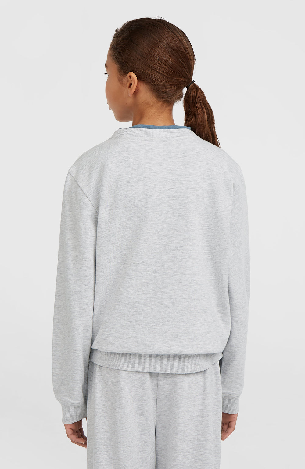 Essentials Crew Sweatshirt Kids - White Melange