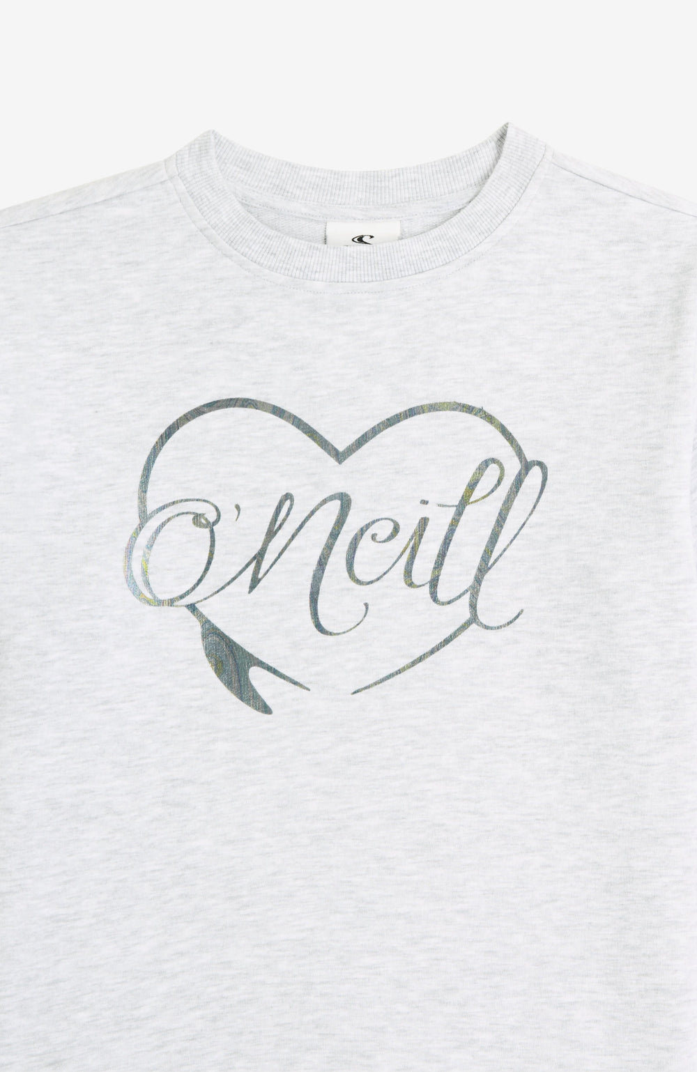 Essentials Crew Sweatshirt Kids - White Melange