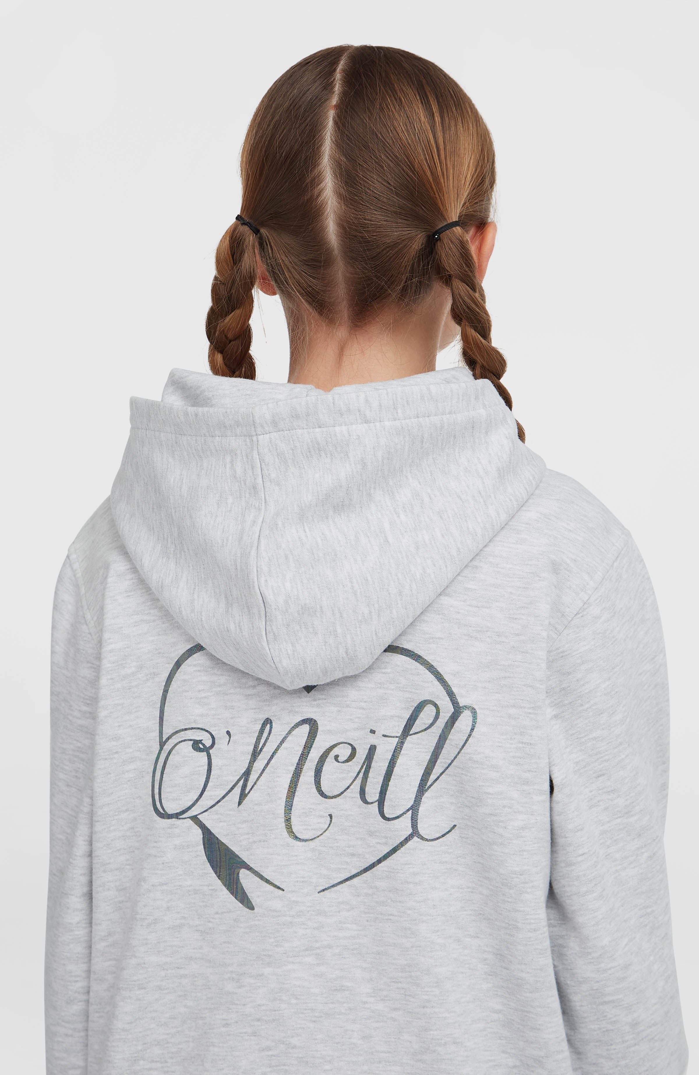 Essentials Hoodie Kids - White Melange
