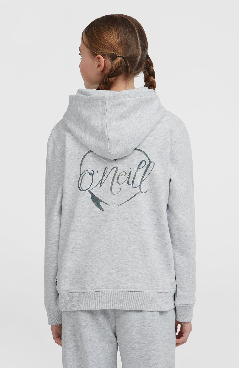 Essentials Hoodie Kids - White Melange