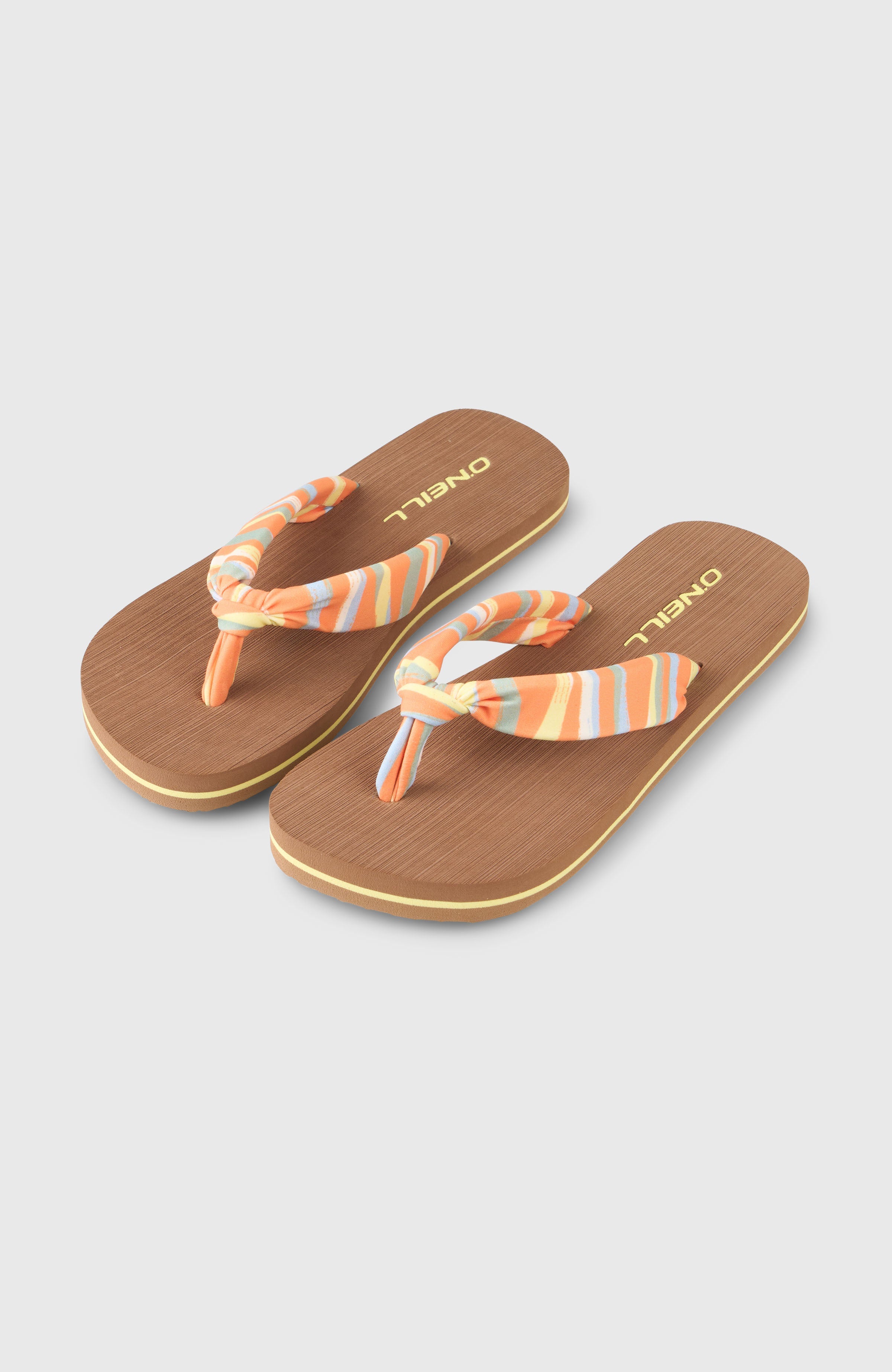 Ditsy Sun Sandals Kids - Funky Peach Swirly