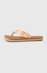 Ditsy Sun Sandals Kids - Funky Peach Swirly