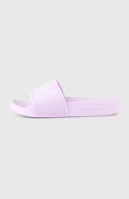 O'Neill Script Slides Kids - Pale Lavender