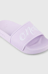 O'Neill Script Slides Kids - Pale Lavender