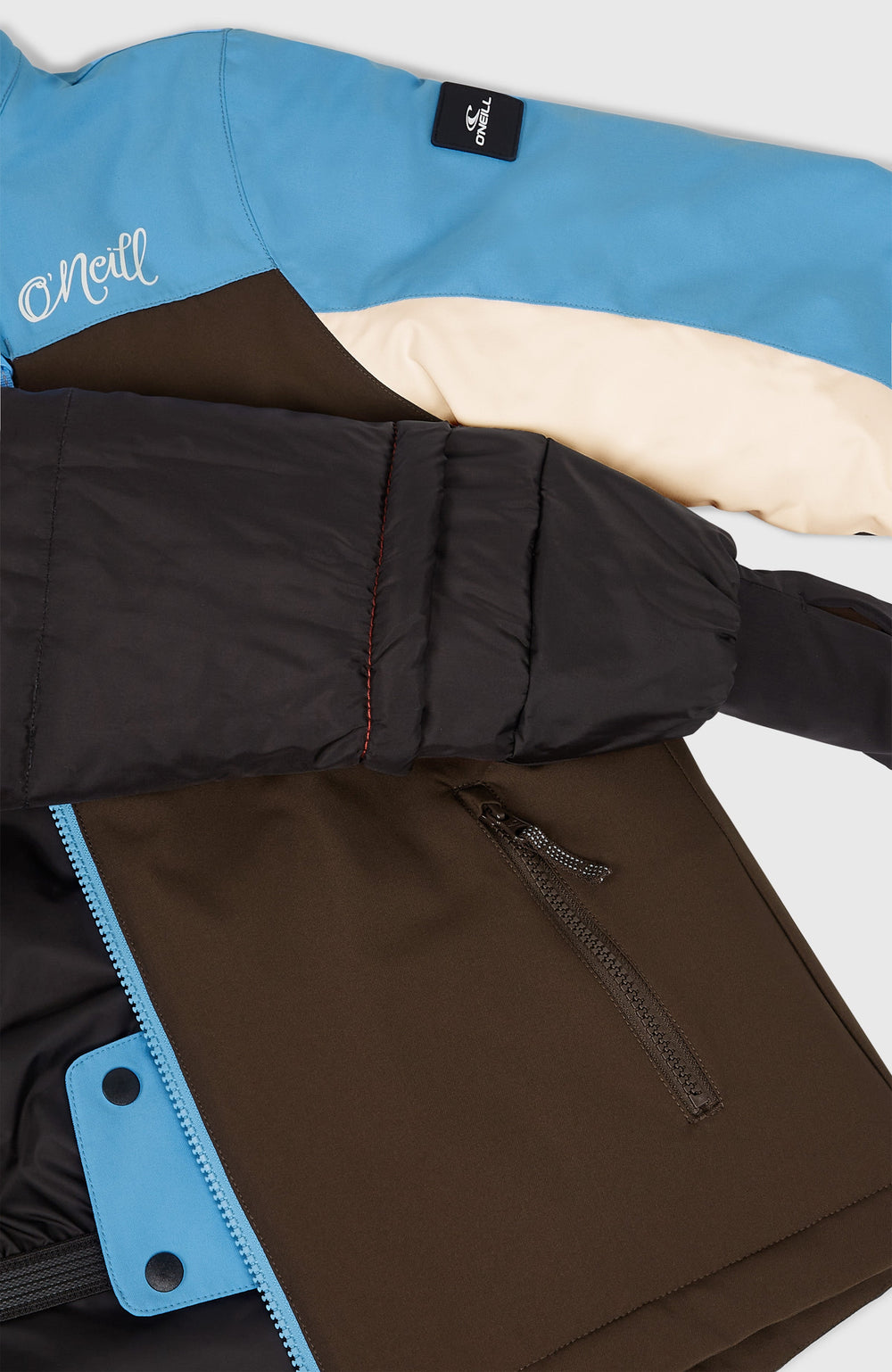 FWC'Cruz Triple Snow Jacket Kids - Coffee Bean Colour Block