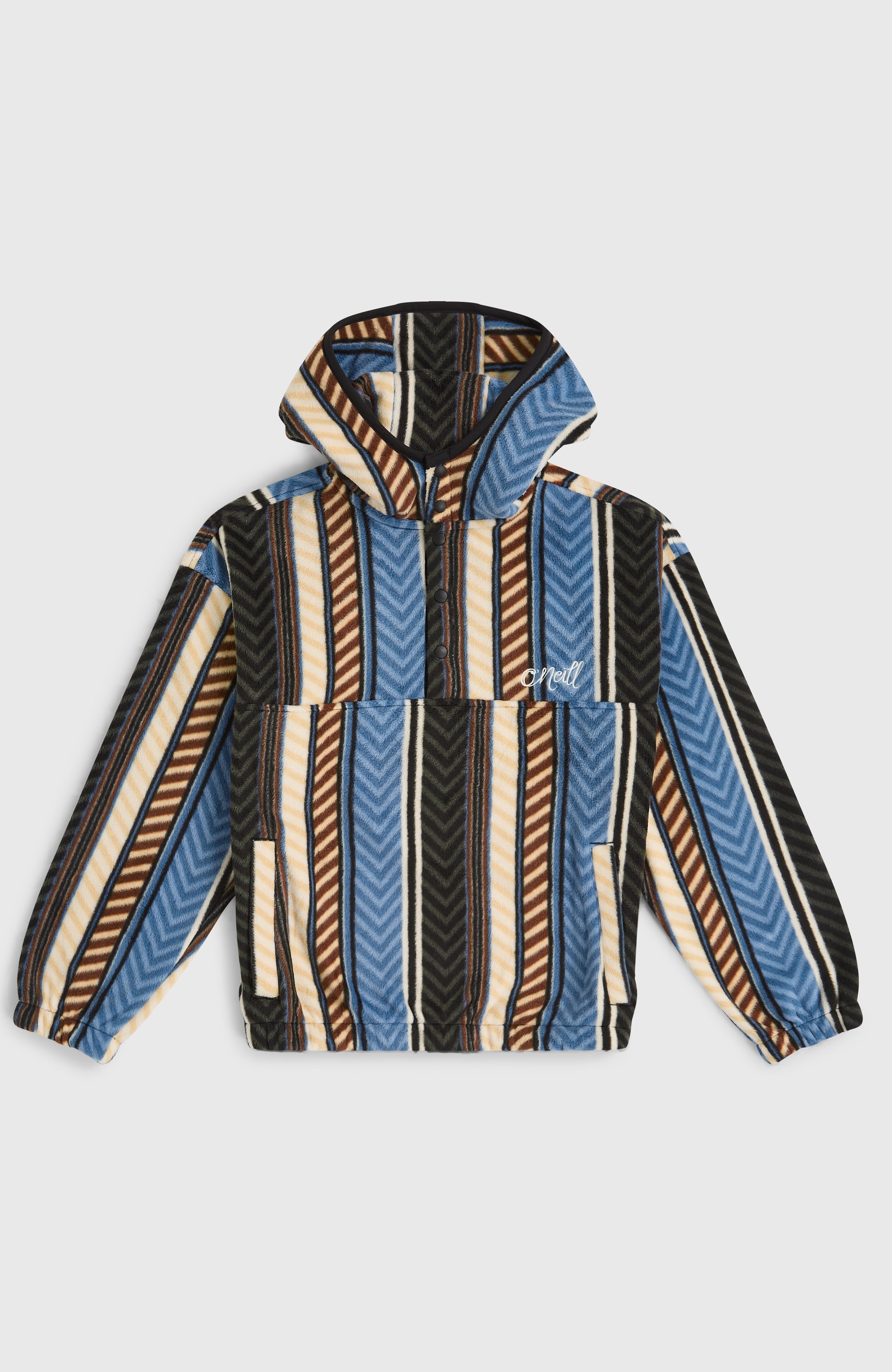 Superfleece Half-Zip Hoodie Kids - Blue Vintage O'Neill Stripe