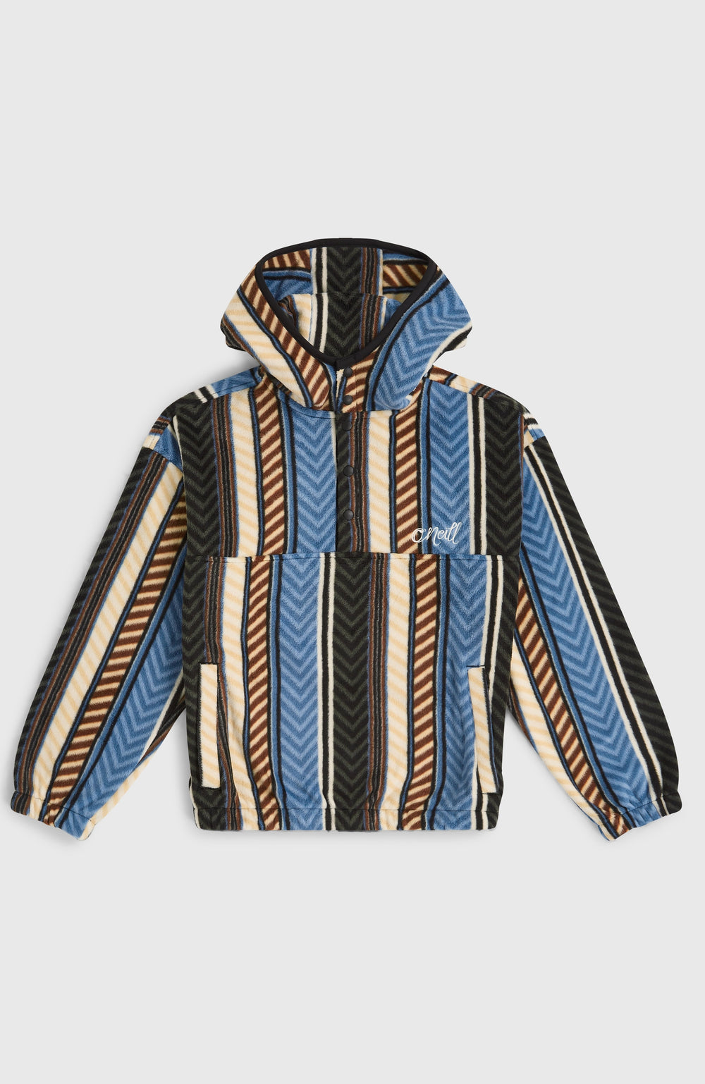 Superfleece Half-Zip Hoodie Kids - Blue Vintage O'Neill Stripe