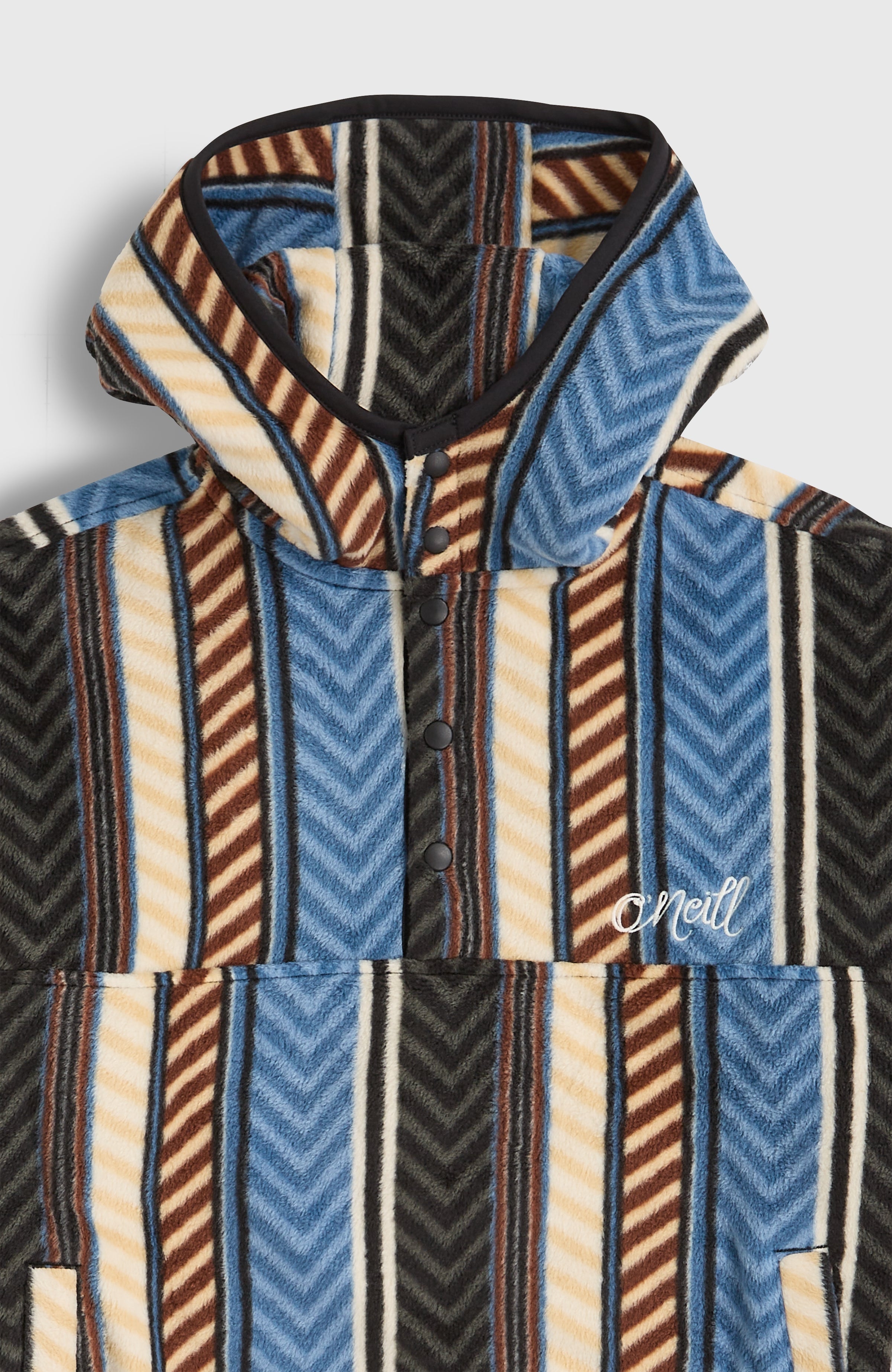 Superfleece Half-Zip Hoodie Kids - Blue Vintage O'Neill Stripe