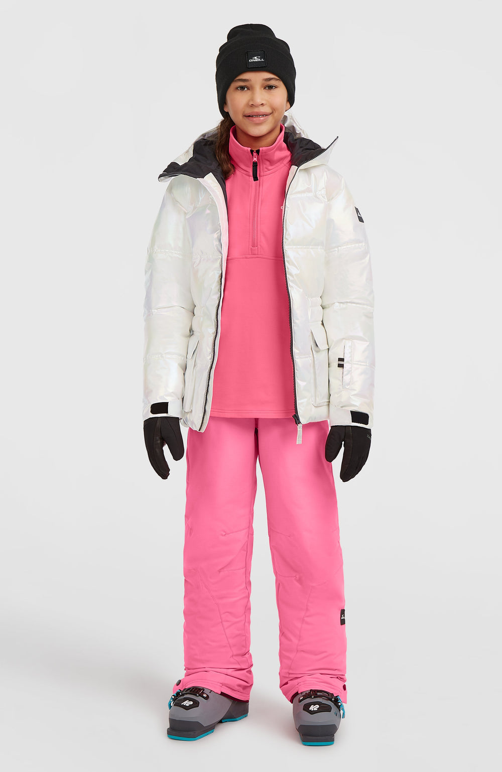 FWC'Cruz Puffer Snow Jacket Kids - Pearl